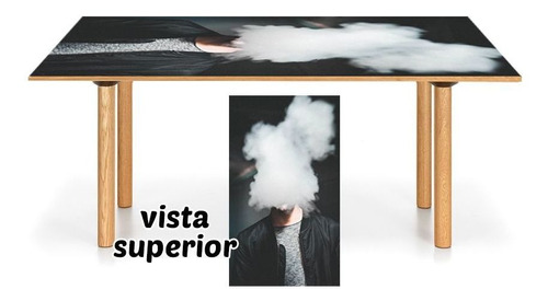 Vinilo Para Mesa Vaporizador Bateria Cigarrillo Vinilo M3