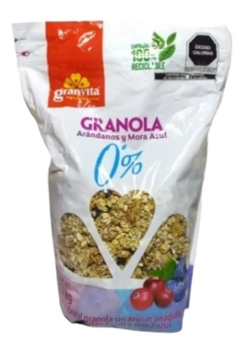 Granola Granvita Arándanos Y Mora Azul 0% Azúcar 1.2 Kg