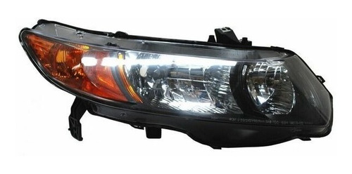 Par De Faros Honda Civic 2006 2007 2008 2 Puertas Coupe