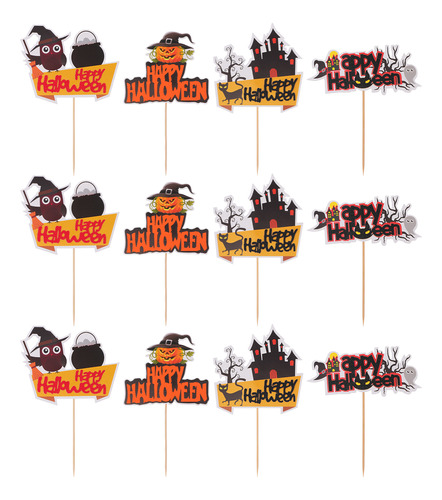 Inserto Decorativo Para Tartas De Halloween Cupcake Supplies