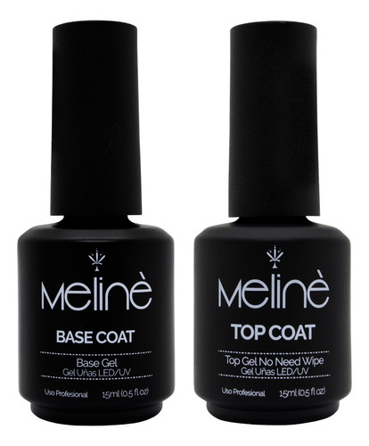 Meliné Base + Top Coat Esmalte Semipermanente Gel On Off