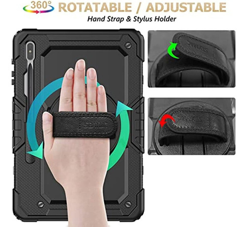 Capa Survivor Alça Protetor Tela Para Samsung Galaxy Tab S8