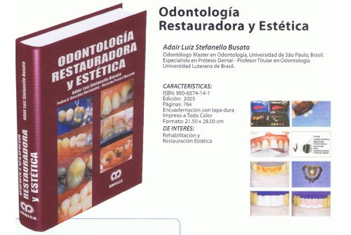 Libro Odontología Restauradora Y Estética De Adair Luiz Stef
