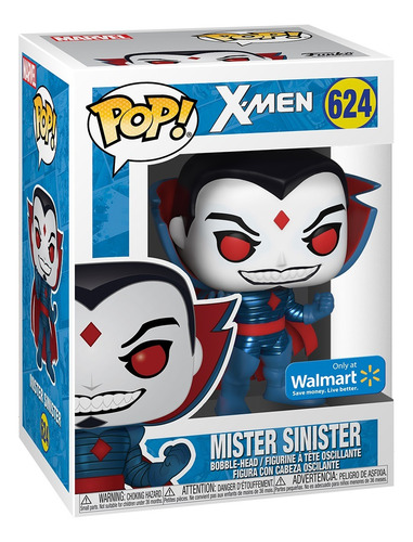 Funko Pop! Marvel Mister Sinister Metalico Walmart Exclusive