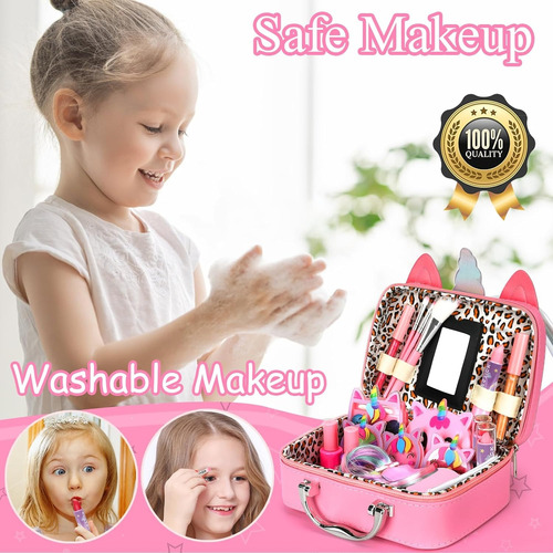 Kit De Maquillaje Para Niñas Juguete Para Niñas