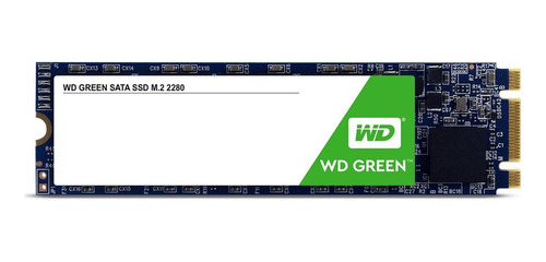 Imagen 1 de 2 de Disco sólido SSD interno Western Digital WD Green WDS480G2G0B 480GB verde