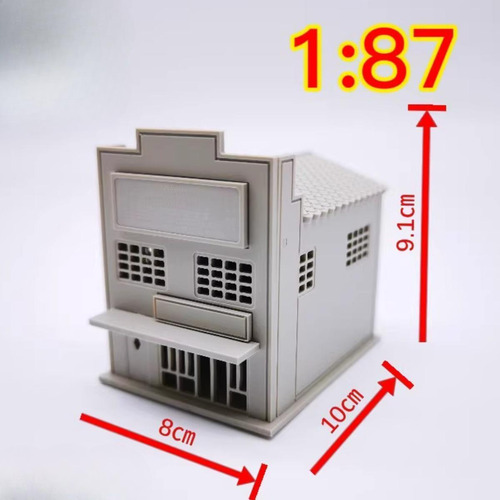1:87 Kits De Modelos De Construcción De 8cmx10cmx9.1cm