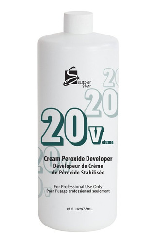 Desarrollador De Perxido De Crema Super Star Con 20 Volmenes