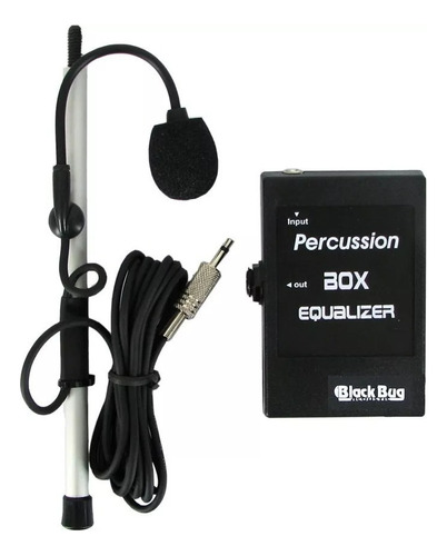 Microfone Para Pandeiro Black Bug Mp1000 De 10, 11 E 12