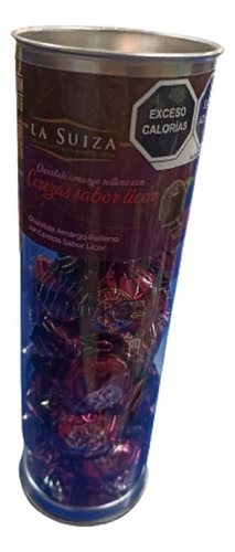 La Suiza Chocolate Amargo Relleno Con Cerezas Al Licor 210g