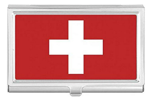 Estuche De Tarjeta - Suiza Bandera Nacional Europa País Tarj