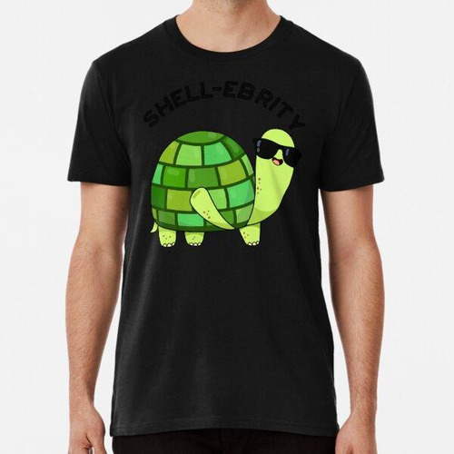Remera Shell-ebrity Celebrity Funny Tortoise Puns Algodon Pr