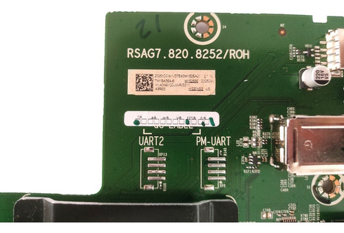 Main Para Hisense Modelo: 43r6e N/p: Hu43a6100uw