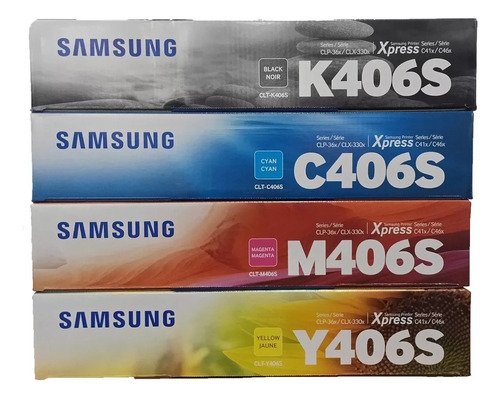 Toner Samsung 406 Todos Los Colores Original Verificab