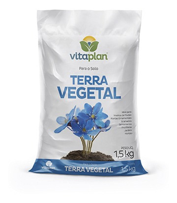 Terra Vegetal Para Solo Substrato Vitaplan 1,5kg