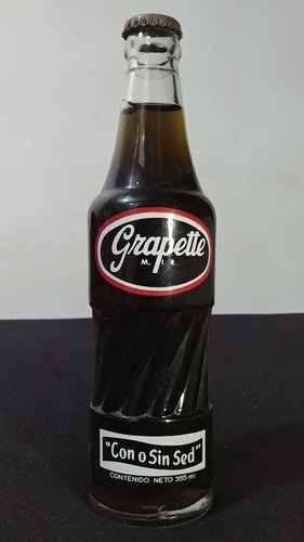 Botella De Refresco Grapette Vintage Retro De Colección