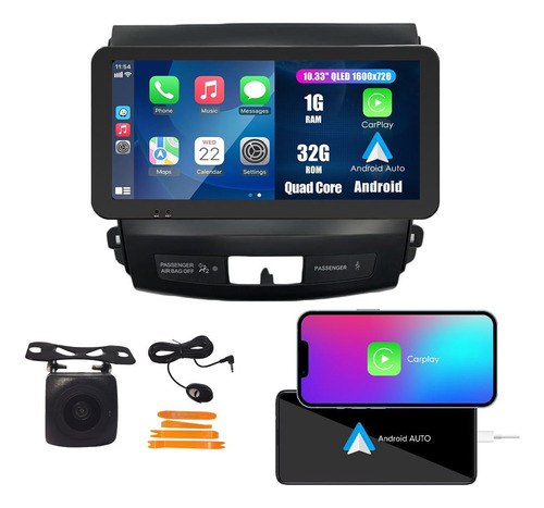 Kunfine Car Play Android - Visualización De Radio Gps Estére