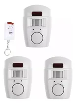 Comprar Kit 3 Alarma Inalámbrica C\u002F Control Sensor Movimiento Sirena
