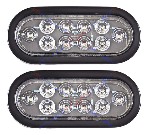 All Star Truck Parts Kit Marcha Atra 10 Luz Led Color Blanco