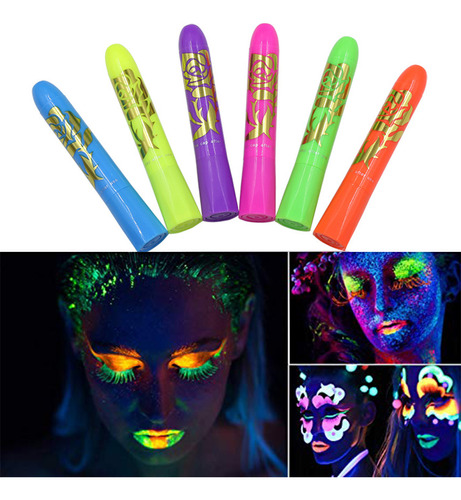 Pintura Corporal Con Pigmentos Fluorescentes Pintura Facial