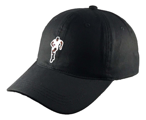 Gorra Clasica Algodón Negra Rugby R20