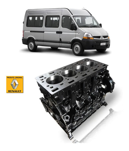 Imagem 1 de 6 de Bloco Do Motor Standard Original Renault Master 2.5 16v 2007