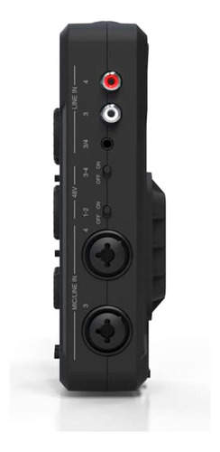Interfaz Móvil Profesional Irig Pro Quattro Io Ik Multimedia Color Negro
