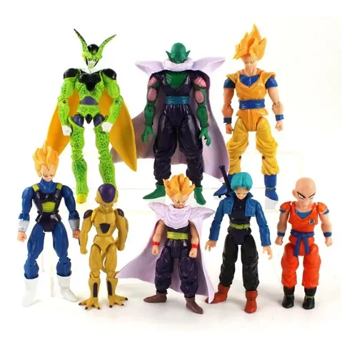 Set De 6 Figuras Articuladas De Dragon Ball Z Envío Gratis