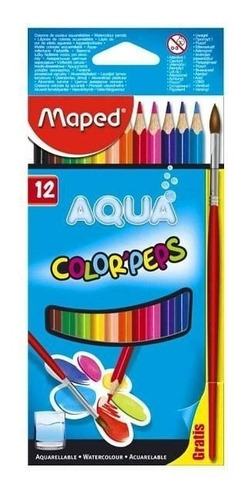 Lápices De Colores X12 Acuarelables Maped En Magimundo!!  