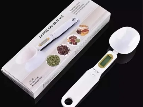 Imagen 6 de 10 de Balanza Cocina Gramera Cocina Pesa Gramera Cuchara 500 Grs