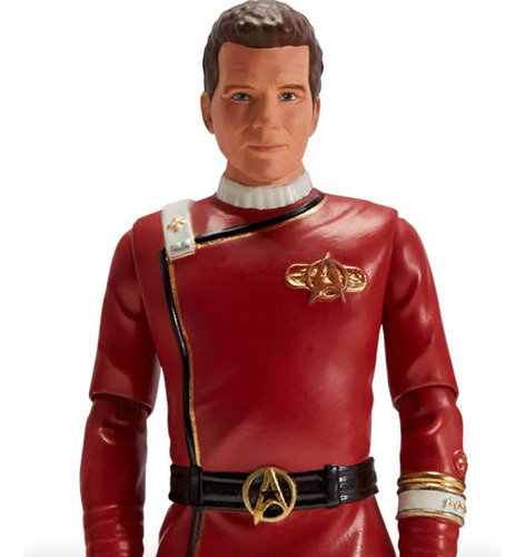 Figura Star Trek 2 Almirante James T. Kirk Con Accesorios