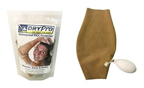 Drypro Impermeable Al Vacio Sellado Picc Line Protector Gra
