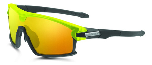 Lentes Deportivos Limar F90 Policarbonato Revo Lente Amarillo Armazón Amarillo/negro