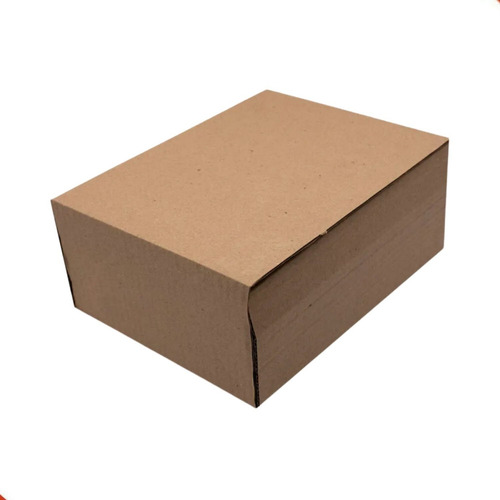 Kit Com 10 Caixas De Papelão Montável Para Livros 26x19x03