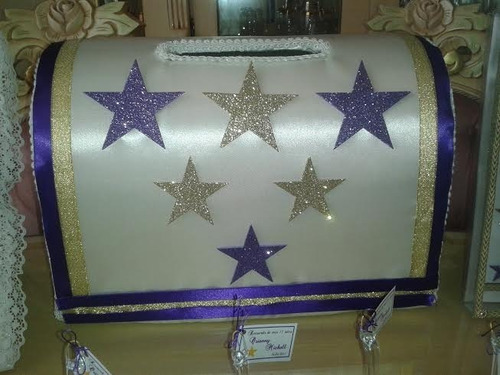 Baul Para Bodas Y 15 Años Elaborado Con Telas Importadas