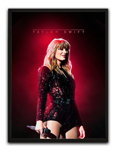 Cuadro Foto/poster Con Vidrio Taylor Swift Personalizados 