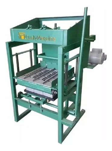 Máquina De Bloco Qm-4 Semi Automárica Com 2 Formas