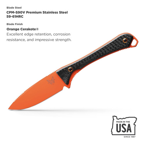 Faca Benchmade Altitude 15201 Cerakote Carbono Fulltang