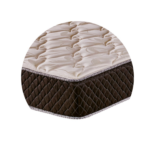 Colchón 1 plaza de espuma Cannon Espuma Exclusive beige y marrón - 80cm x 190cm x 25cm