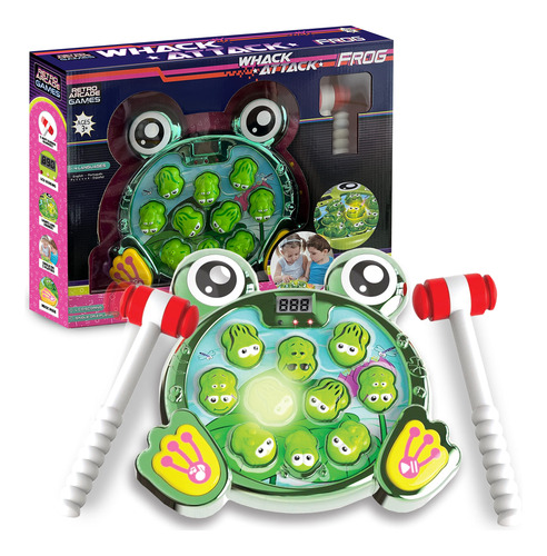 Whack Attack Frog  The Light And Sound Whack A Mole Game  Ju