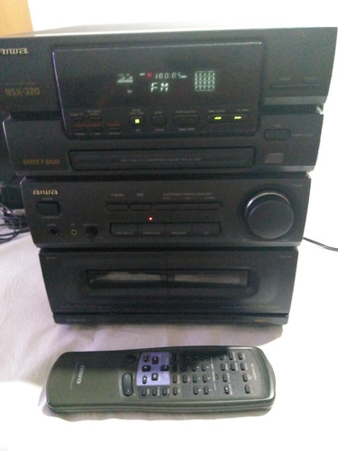 Minicomponente Aiwa Nsx 320 Cuerpo Central Sin Parlantes Negro 0 W (Usado)