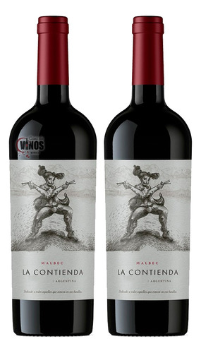 Vino La Contienda Malbec San Rafael Pack X2 Unidades