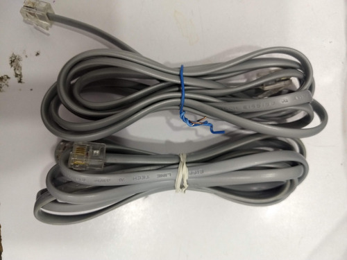 Imagen 1 de 3 de Paquete De 20 Cables Telefonicos De 1.65
