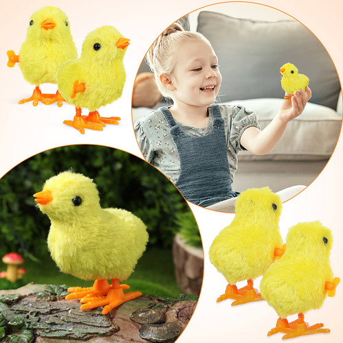 Juguete De Peluche Para Pollitos Con Forma De Pollo, 12 Unid