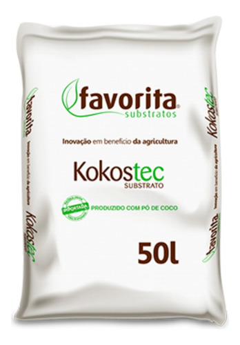 Fibra De Coco Kokostec Para Plantio E Germinação - 50 Litros
