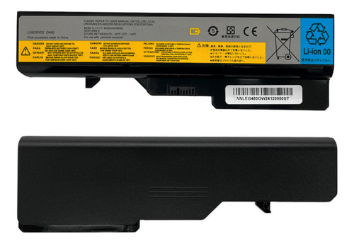 Bateria Para Notebook Lenovo Ideapad G460 G560 B470 L09s6y02