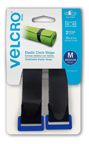 Velcro Brand Correas Elássticas De Cincha Con Hebilla, 15 X