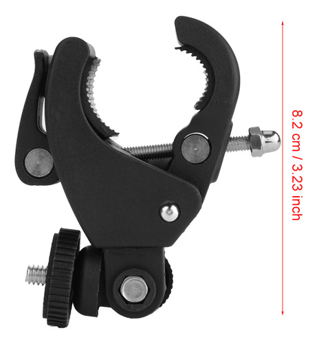 Soporte De Cámara Ajustable Para Manillar De Bicicleta Y Mot