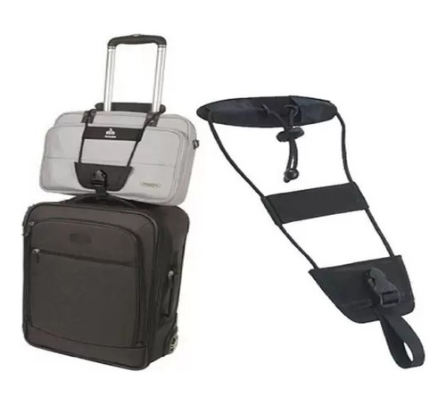 Ta Ajustável Bagagem Alça Elástca Mala Vagem Bag Bu Gee Or Preto
