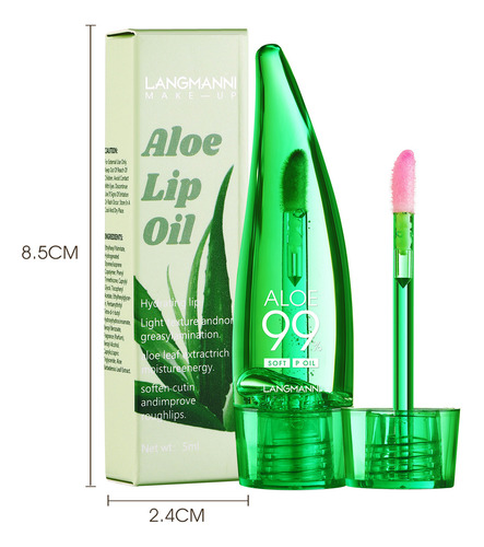 Esmalte Labial Hidratante G Aloe Warm Que Cambia De Color Y